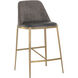 Dover 36 inch Bravo Portabella / Sparrow Grey Counter Stool